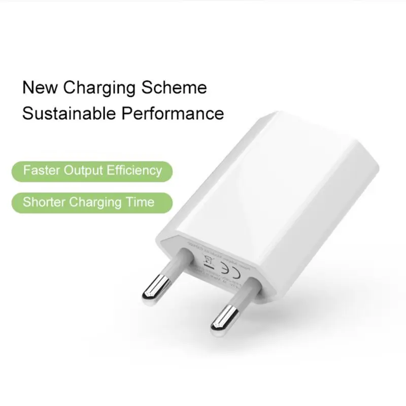 Лидер продаж супербелый цвет адаптер питания с европейской вилкой зарядное