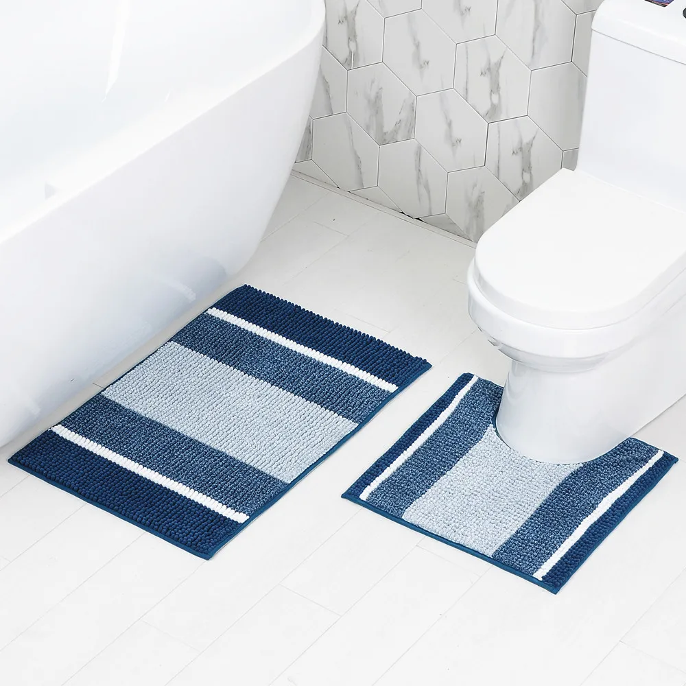 Прямая поставка мягкий коврик для ванной 2 шт./компл. туалетный домашний ног