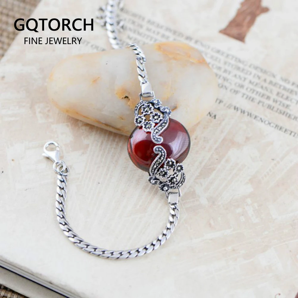 Настоящее чистое серебро 925 пробы ювелирные изделия из натурального камня