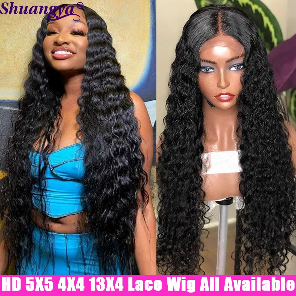 

Lace Front Human Hair Wigs Loose Deep Wave 5x5 HD Lace Closure Wig Deep Wave 4x4 Lace Closure Wig Malaysian Remy Hair Lace Wigs