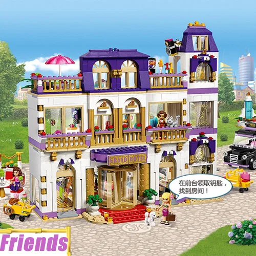 Bela 10547 Friends Heartlake Grand Hotel Andrea/Olivia/Stephanie строительные блоки кирпичи совместимы с Bela Friends 41101