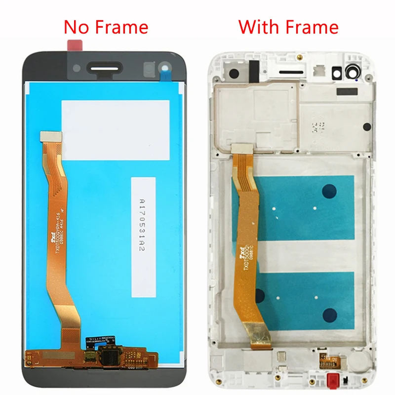 ЖК-дисплей с рамкой для Huawei P9 lite mini сенсорный экран Y6 Pro 2017 L22 TL00 ЖК-экран |