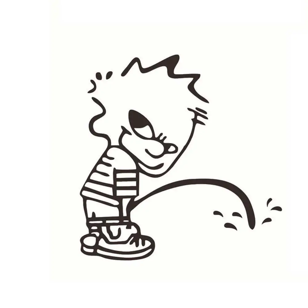 Мультяшные съемные наклейки на стену для мытья туалета Декорации ванной комнаты