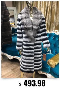 Tatyana Furclub новое пальто из натурального кроличьего меха Толстая теплая Модная Меховая куртка для женщин Зимняя одежда длинная верхняя одежда из натурального кроличьего меха