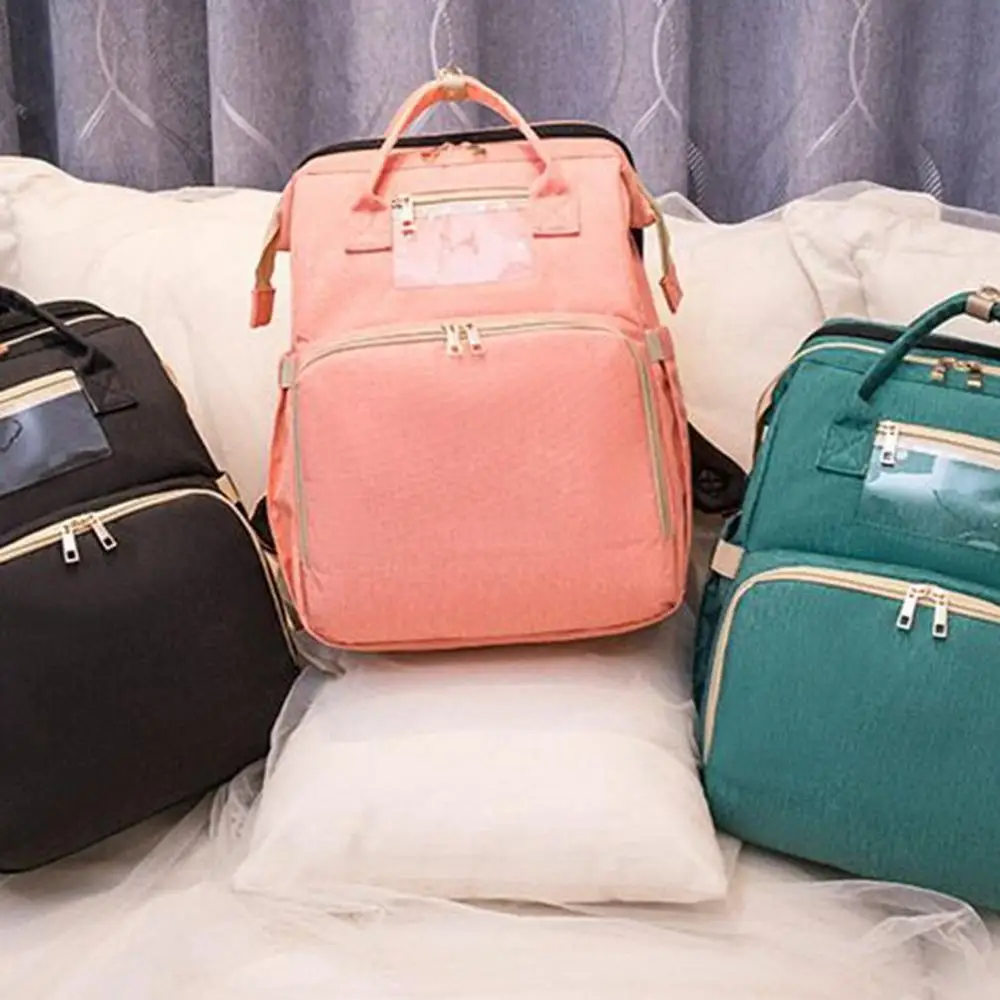 

Moms And Dads Baby Backpack Convertible Lightweight Baby Diaper Bag Bed Multi-purpose Travel Storage Bag Baby Nappy For Baby Bed