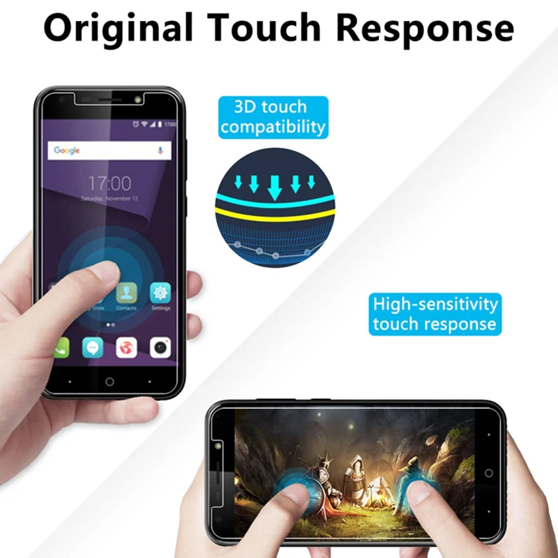 Закаленное жесткое Переднее стекло для телефона ZTE Blade V6 V7 V8 Lite Mini закаленное V9 V10