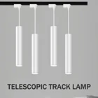 Светодиодный светильник для трека 5 Вт COB, лампа для трека, точечный рельсовый светильник s, длинная трубка, внутренний подвесной Точечный светильник ing L20cm 30 см 40 см, светодиодный потолочный точечный светильник