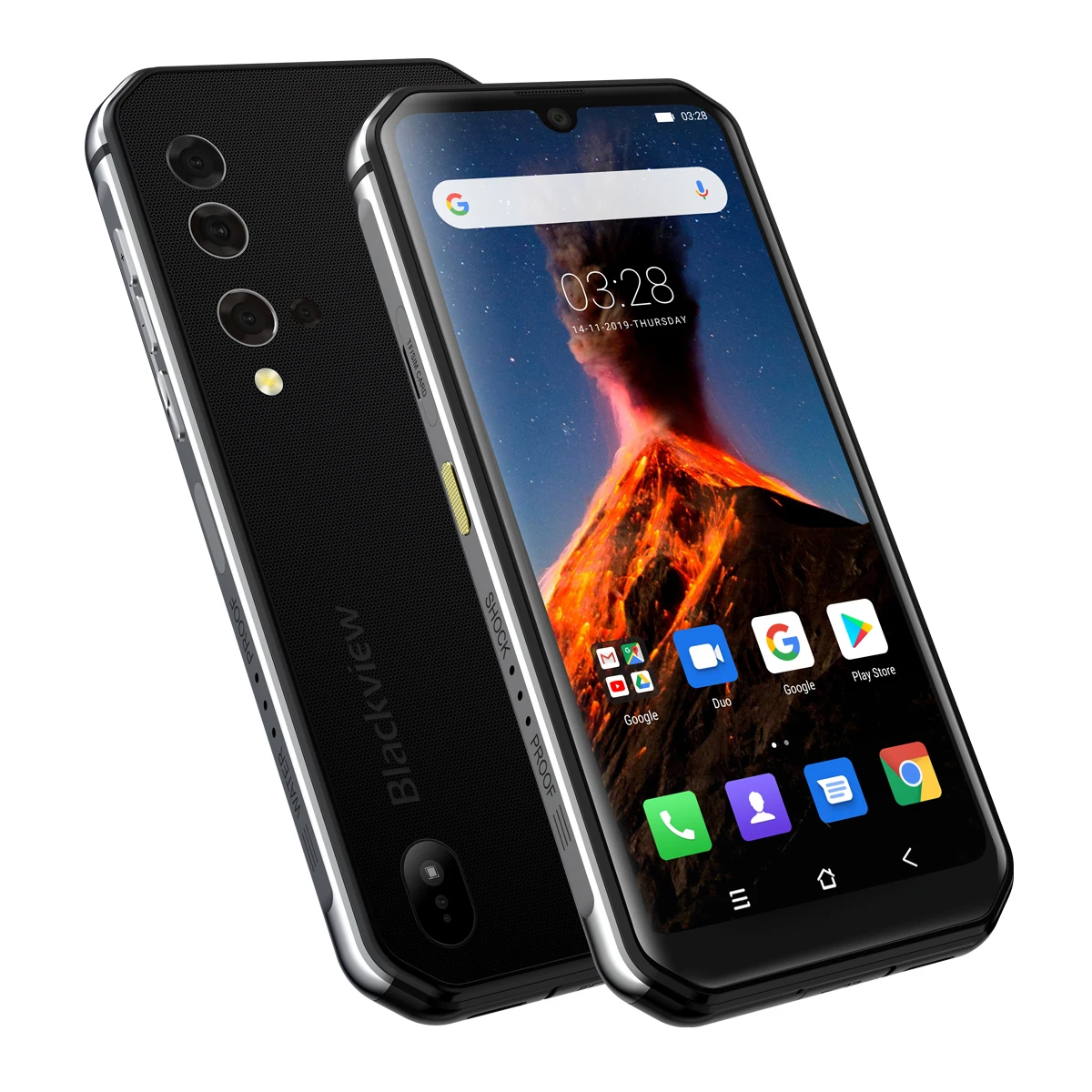 Blackview BV9900 смартфон с восьмиядерным процессором Helio P90 ОЗУ 8 Гб ПЗУ 256 ГБ 4380 мАч Android 9