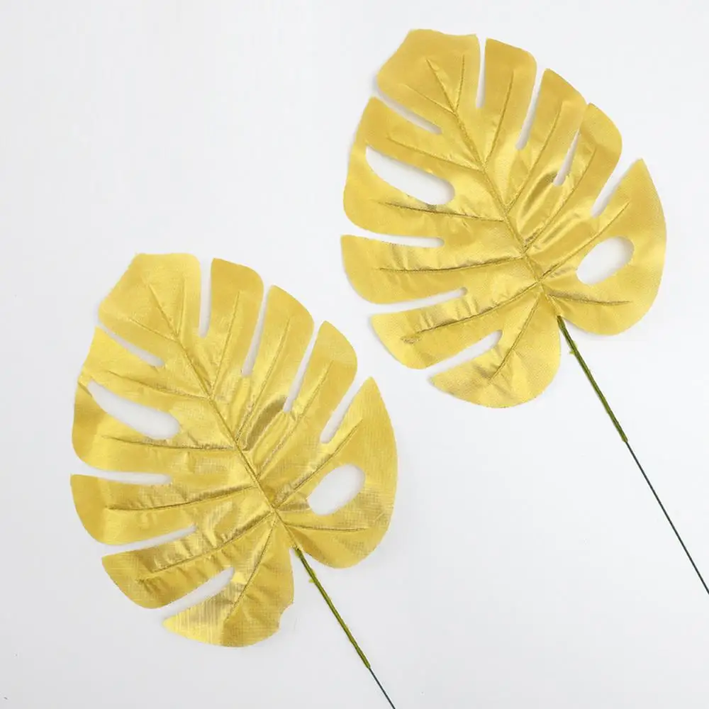 Гавайская имитация листьев на день рождения искусственные Пальмовые Листья