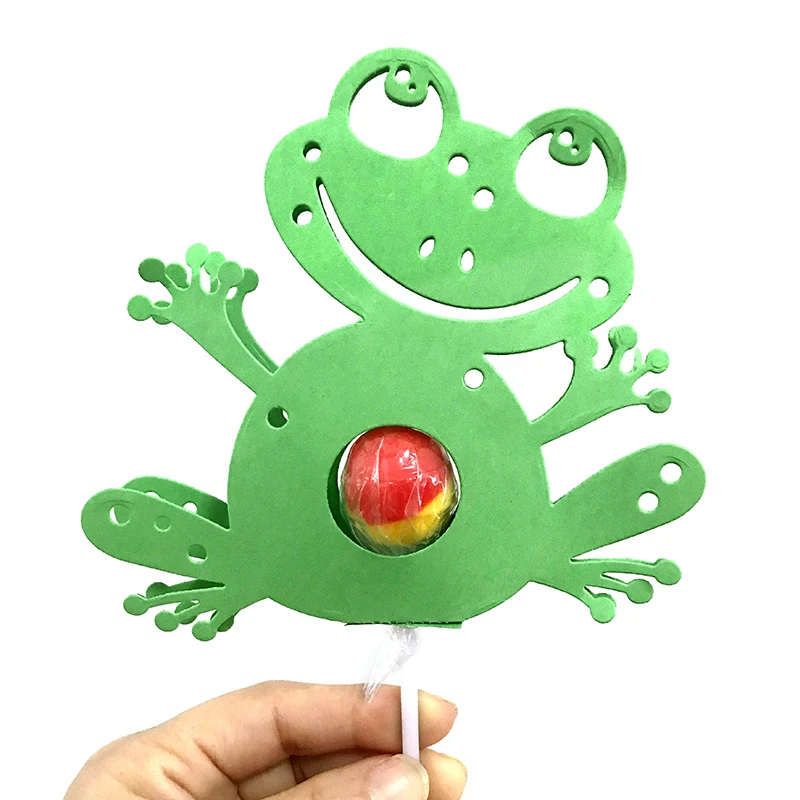 

Miss Vintage Animal Frog Lollipop Holder Metal Cutting Dies Stencils For DIY Scrapbooking Decorative Embossing Handcraft Die Cut