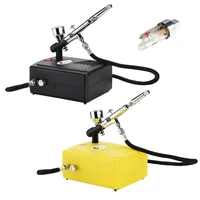 ophir 100v 240v airbrush compressor kit 3 tips dual action airbrush for craft art paint model hobby makeup _ac034ac070ac011