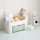 Пластиковый Настольный органайзер для хранения макияжа для дома, выдвижного ящика, прозрачный акриловый Органайзер для косметики