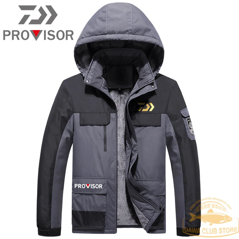 2020 NEW Fishing Jacket Daiwa Fleece Winter Waterproof Warm Clothing Windbreak Overcoat Outdoor Mountaineering | Спорт и развлечения