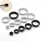 60 мм легированнаякнопка стол кабель Выходная втулка круглый заглушка разъема для ПК стол провода держателя шкафа вентиляционное отверстие декоративная мебельная фурнитура