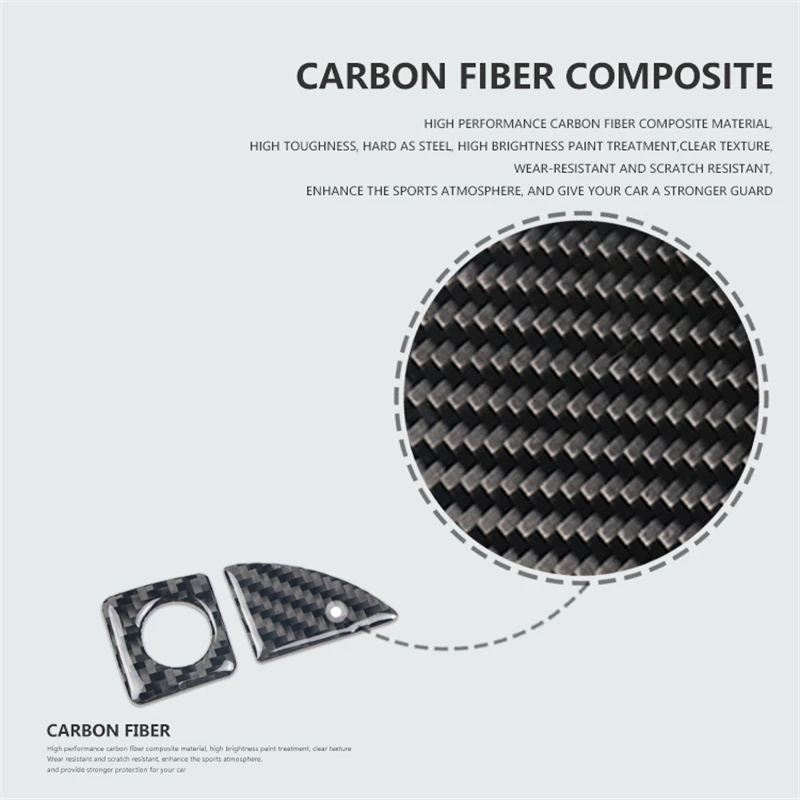 

For Lexus IS250 IS300 IS350C Dashboard Storage Box Switch 3D Carbon Fiber Decoration Sticker Car Interior Accessories 2006-2012