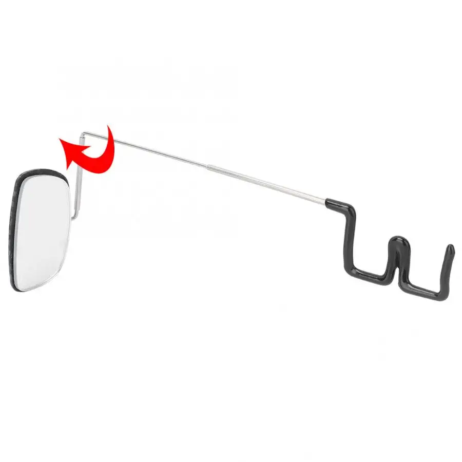 Aluminium Alloy Bike Bicycle Cycling Riding glasses Mirror Helmet Mount Rearview Rear View Eyeglass 360 adjustment | Спорт и
