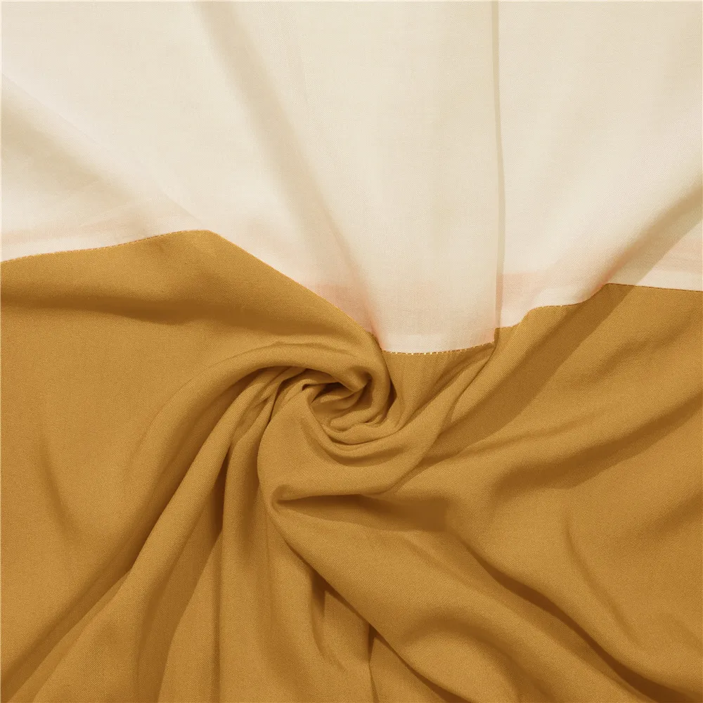 

Plus Size Dress For Women 2021 Summer Round Neck Short Sleeve Stitching Dress Female Casual Loose Beach Dresses#35