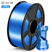 aw pla silk filament 1kg 1 75mm for fdm 3d printer shiny color high toughness tolerance 0 02mm non toxic printing materials