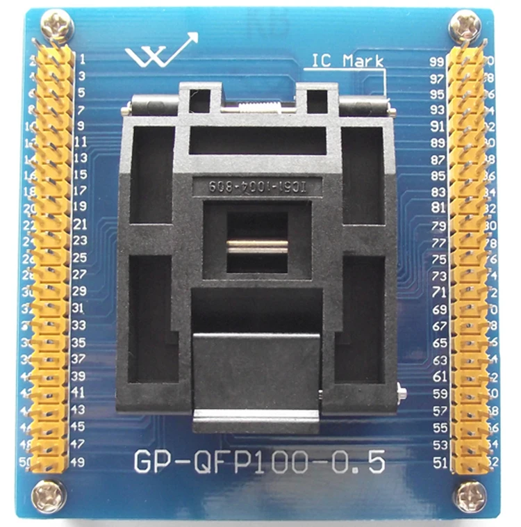 IC51 1004 809 23 Тесты блок QFP100 TQFP100 LQFP100 программирования горения|Устройство для