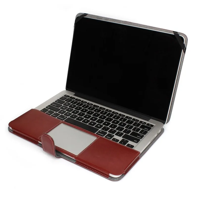 Чехол книжка Basix из искусственной кожи для Apple MacBook Air 11 13 A1466/A1369 защитный чехол