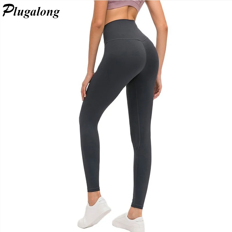 

Skinny Push Up Tights Woman Naked-Feel Sports Leggings High Waist Yoga Pants Gym Clothing Sportswear Running Joggers Streetwear