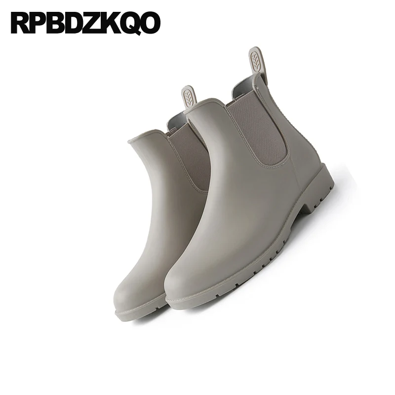 Пинетки трендовая обувь на плоской подошве для дождливой погоды женские