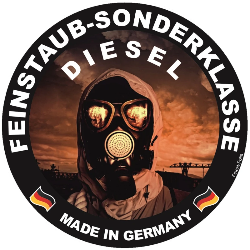 

Fine Dust Sticker Special Badge DIESEL Environmental Sticker