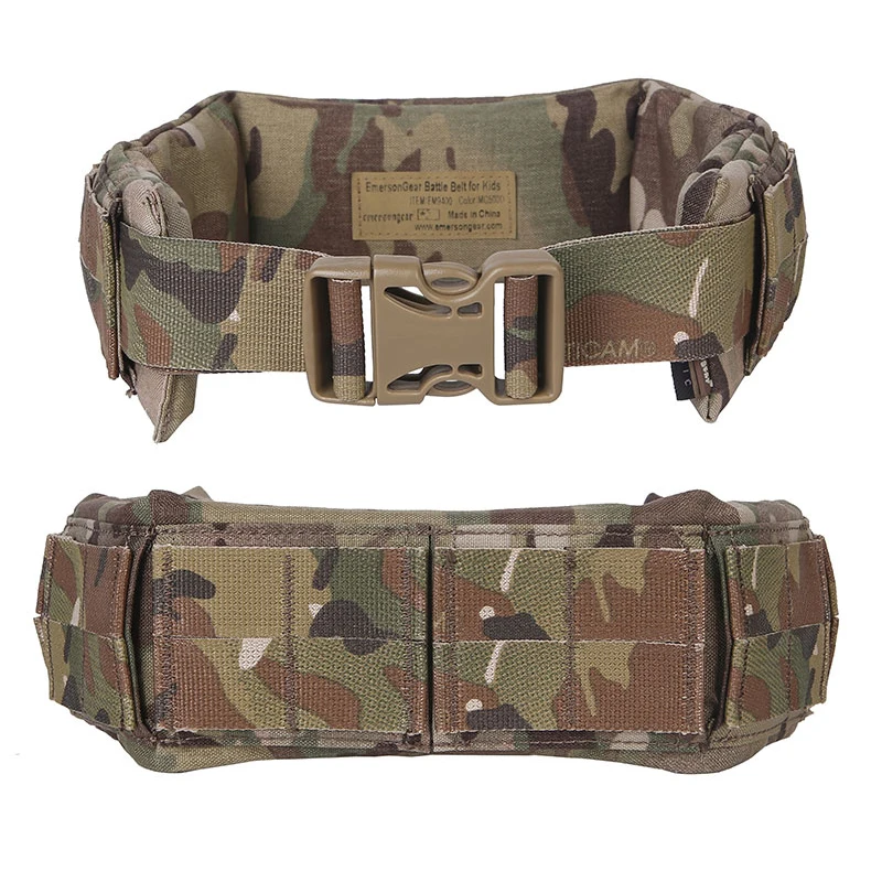 

Emersongear Tactical Combat Battle Belt For Kids Buckle MOLLE Gear Hunting Outdoor Duty Shooting Airsoft Climbing Hiking EM9400
