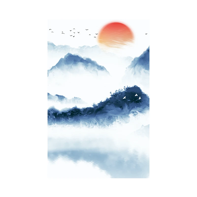 

Chinese Style Custom Size Glass Film Static Cling Home Decals Sun-Blocking Tint-Film For Home Office Store Restaurant 40cmx100cm