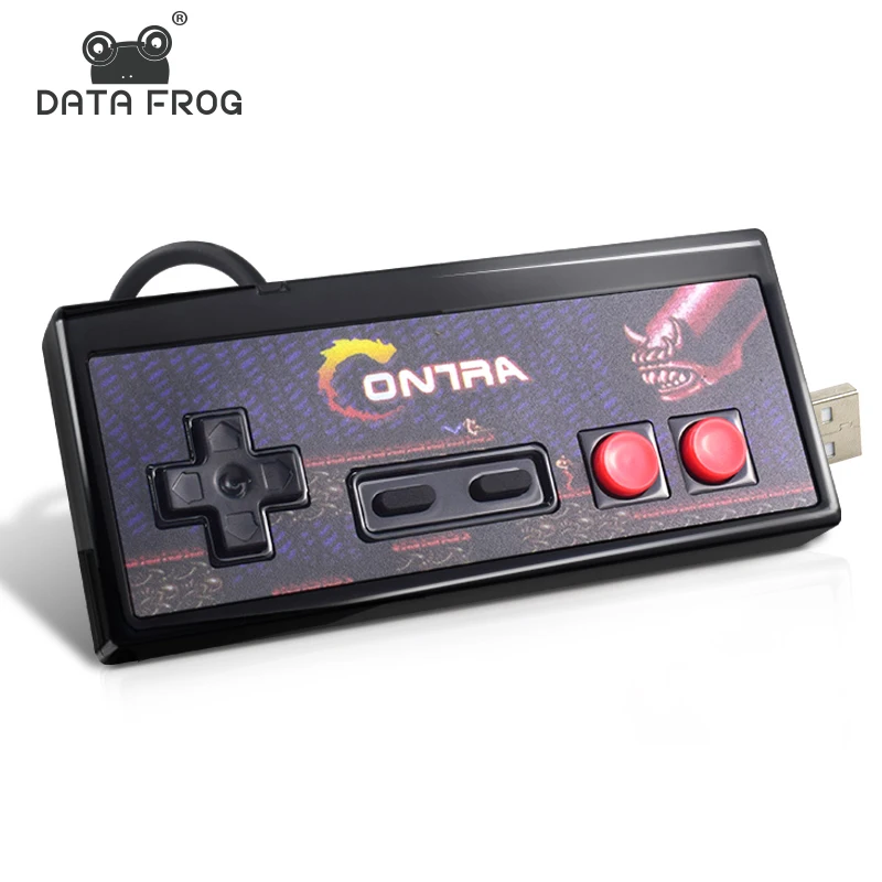 Игровой джойстик DATA FROG проводной USB геймпад для ПК ретро-геймпад Windows 7/ 8/10 / MAC |