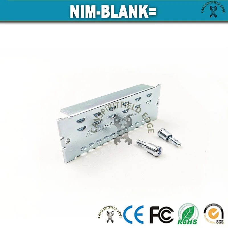 

NIM-BLANK= Blank faceplate for NIM slot on Cisco ISR 4000 For ISR4221