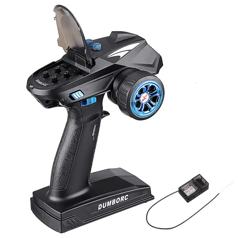 Transmisor DumboRC X6 RC 2,4G 6CH con receptor X6FG, accesorio de coche a Control remoto, tanque de barco, modelo de veh&iacute;culo a Control remoto, piezas de juguete-4