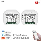 Умный светильник ключатель света Tuya ZigBee 3,0, диммер, модуль Smart Life, управление через приложение, Голосовое управление Alexa Google Home, требуется концентратор 12