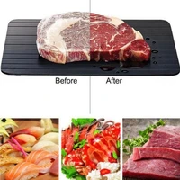 fast defrosting tray defrost cutting board aluminum thaw frozen food meat fruit kitchen defrost board fast defrosting tray