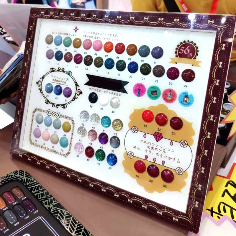 Marble Magnet False Nail Color Card Display Chart Art Gel Polish Board Varnish Practice Manicure Eyelash Makeup Tool |