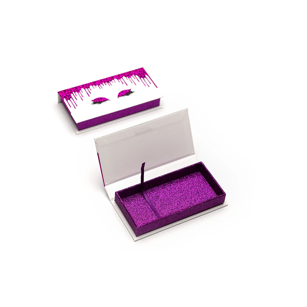 

Glitter Custom Lash Box Eyelashes Package Cute Bling Diamonds Empty Case