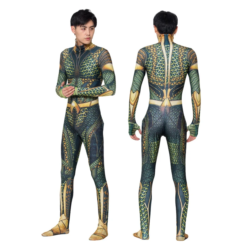 Костюм для косплея аквамена Артура карри колготки велосипедный костюм на