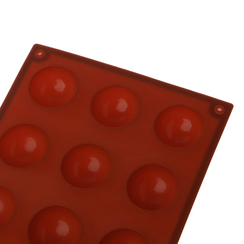 

15 Cavities Large Hemisphere Chocolate Silicone Baking Mold Cake Dome Mould Mat