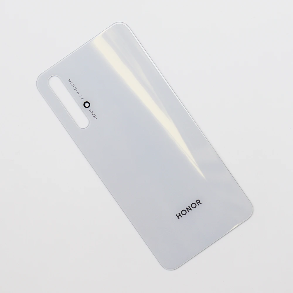 Honor20 Original Back glass Cover For Huawei Honor 20 Door Replacement Hard Battery Case Rear Housing | Мобильные телефоны и