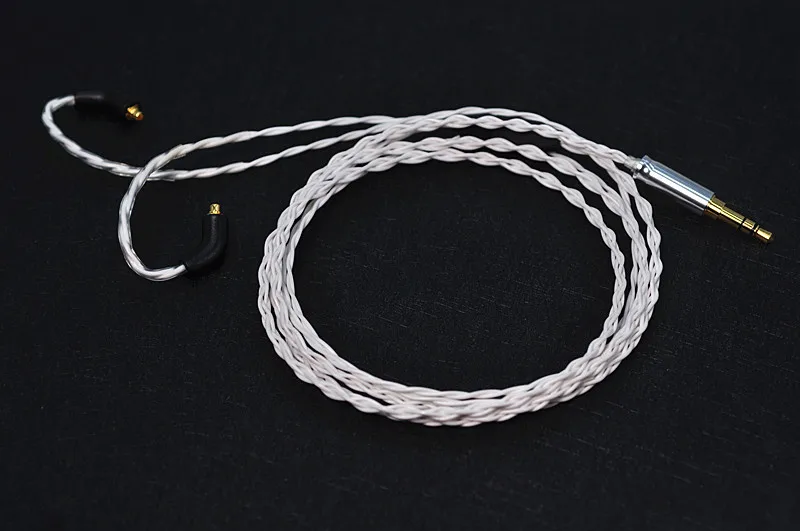 

4-core Guhe copper silver plated MMCX headset upgrade cable 3.52.5