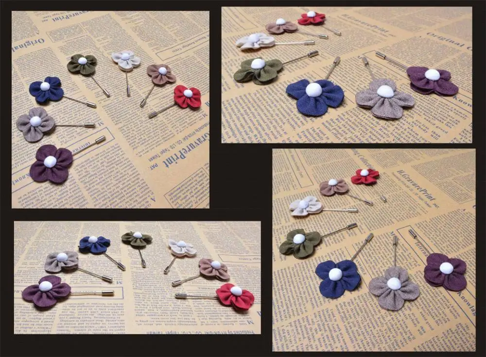 Брошь ручной работы в виде четырехлистного клевера унисекс булавка для