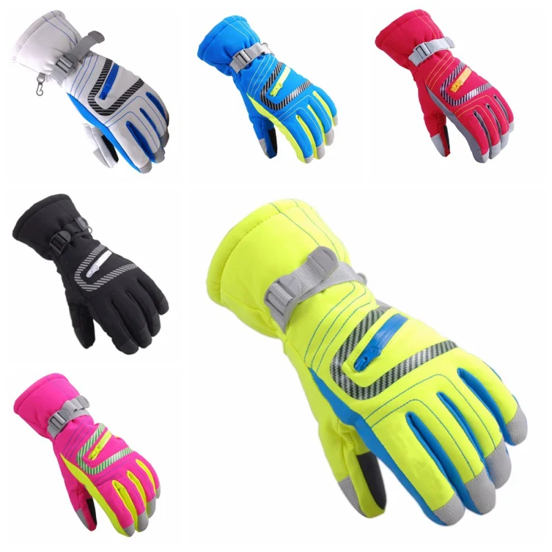 

Boys and girls winter warm waterproof ski gloves windproof ski snowboarding 1 pair