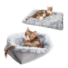 Кота собаки любимчика кровать щенка складная подушка для домашних животных кошки собаки любимчика Мягкий Квадратный плюшевый теплый коврик Одеяло товары для животных аксессуары