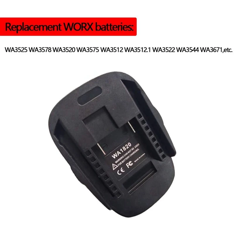 WA1820 для Worx Батарея адаптер 18/20V ионно литиевая конвертировать в 18V NI беспроводные