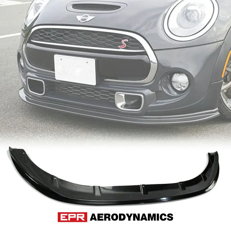 Стекло переднего бампера для губ F56 Mini Cooper Mon Style FRP Передние Губы|Спойлеры и
