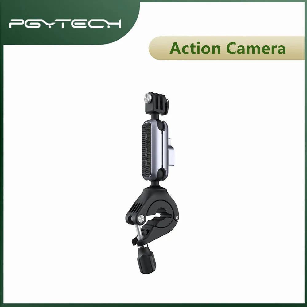 

Крепление на руль для экшн-камеры PGYTECH для всех видов экшн-камер и быстросъемной фотокамеры мобильный телефон DJI Gopro с регулировкой на 360 °
