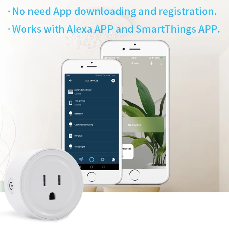 Мини разъем EWelink ZigBee Стандартный 10 А США для Alexa Samsung SmartThings поддержка Echo Голосовое