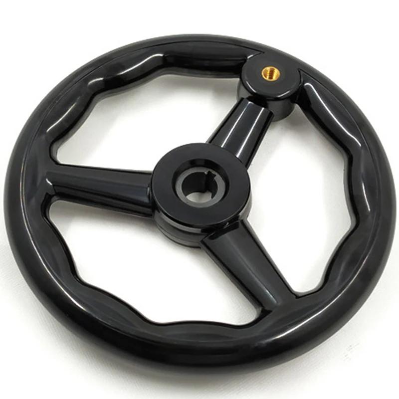 Milling Machine Lathe Round Ripple 3-Spoke Hand Wheel with Removable Handle for Grinder Tool Parts |