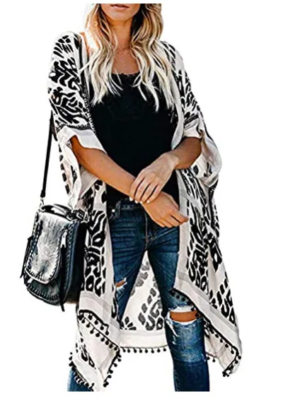 

New Products, ladies Europe and the United States, leisure, short-sleeve Printing Beach Cardigan beach smock sun-proof clothes