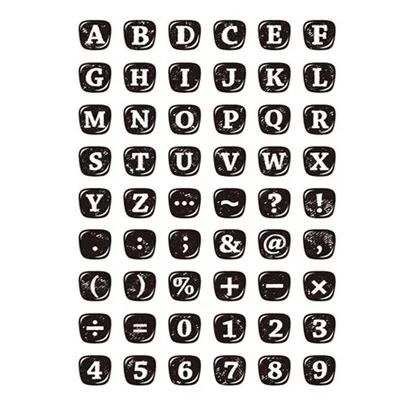 Keyboard Силиконовый прозрачный штамп границы тег фон шаблон штампы для скрапбукинга ручной работы карты журнальные записи украшения - Цвет: Keyboard